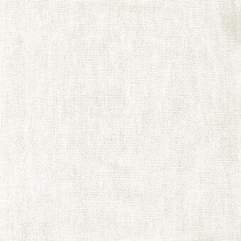 Moroso fabric sample, white linen texture, woven grid pattern with visible thread detail and product label: Capri col. 50, A5172.